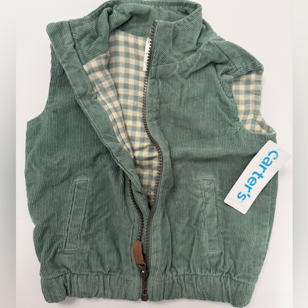 Carter’s Baby Boy Corduroy Vest NWT Size 18 Months